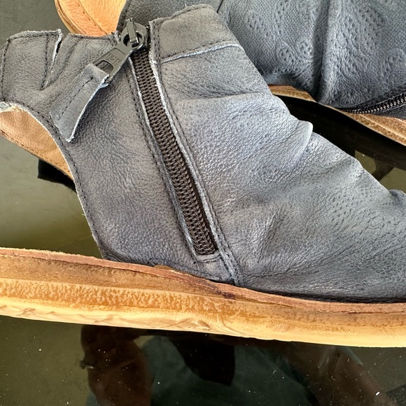 Miz Mooz Blue Leather Sandals - Picture 6 of 7